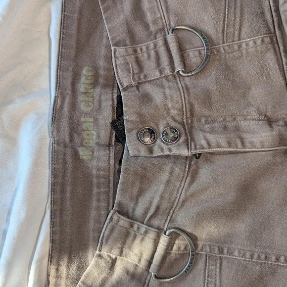 Y2K Low Rise Cargo Pants - Picture 3 of 4
